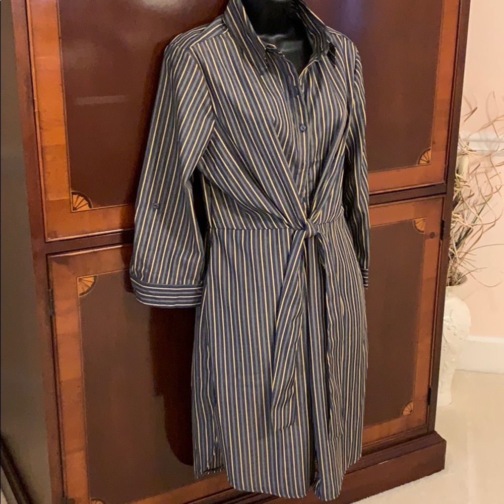 Button down shirt dress